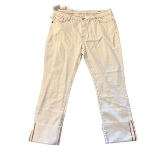Merci Off White Light Weight Denim Pants, Women’s size 32‎